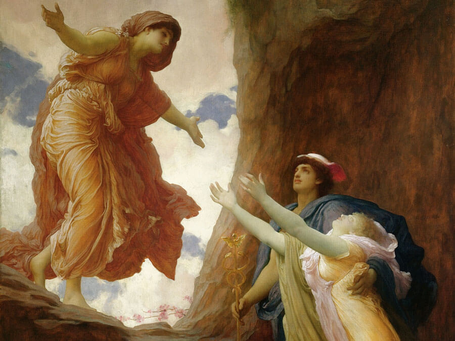 Goddess Demeter and the return of Persephone