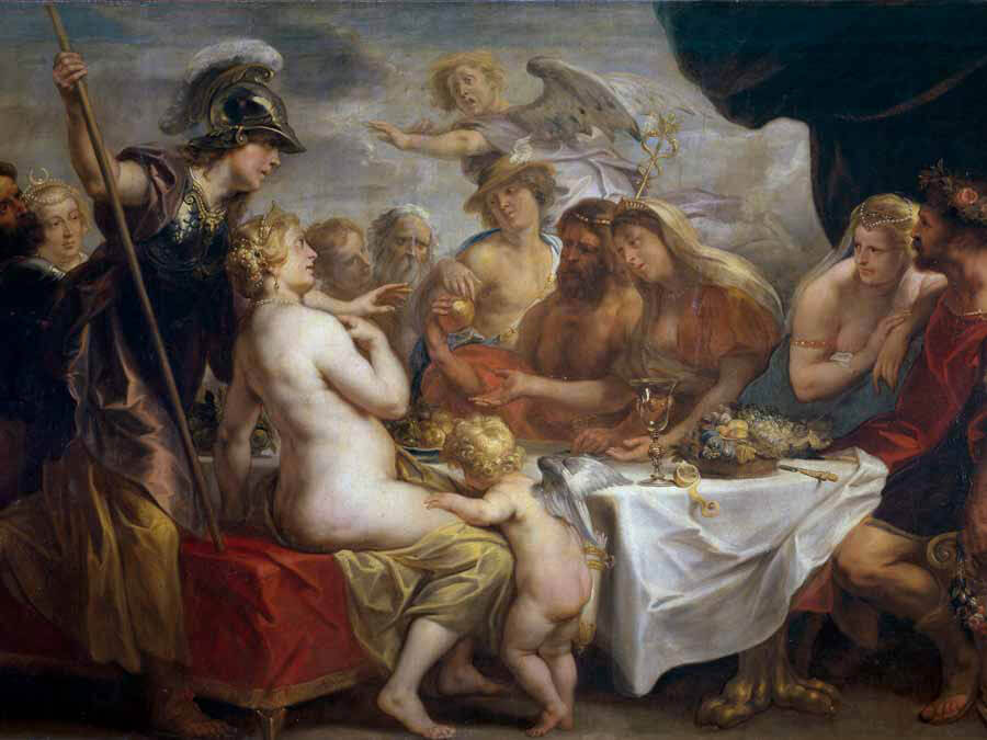 Greek goddess Hera in the 'Golden Apple of Discord'
