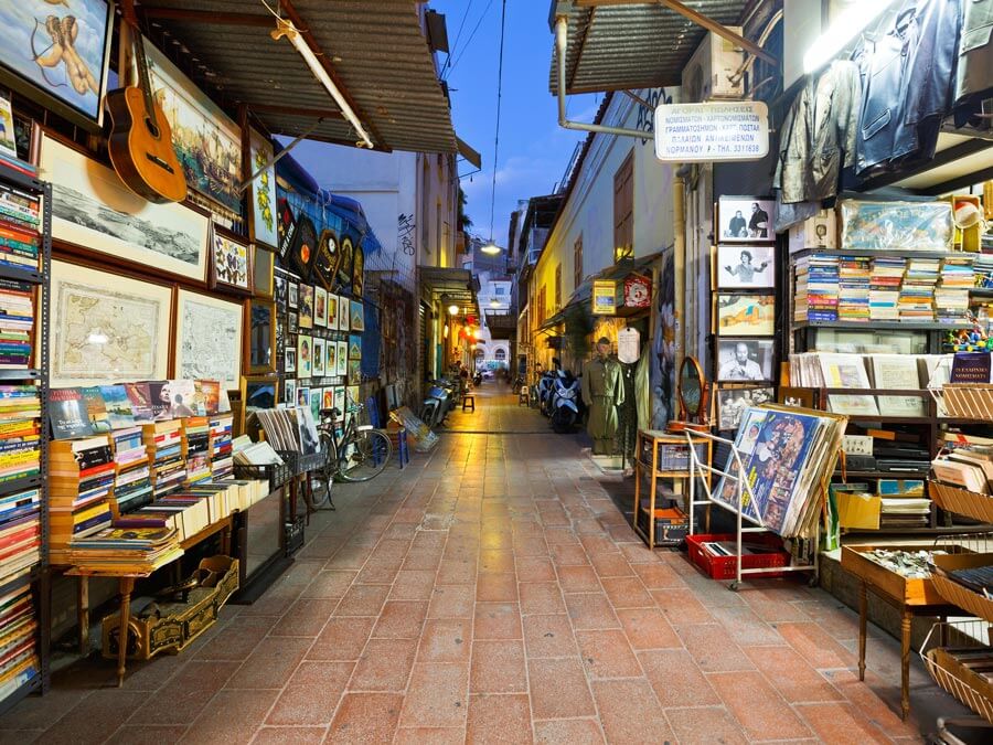 Vintage shops in Monastiraki