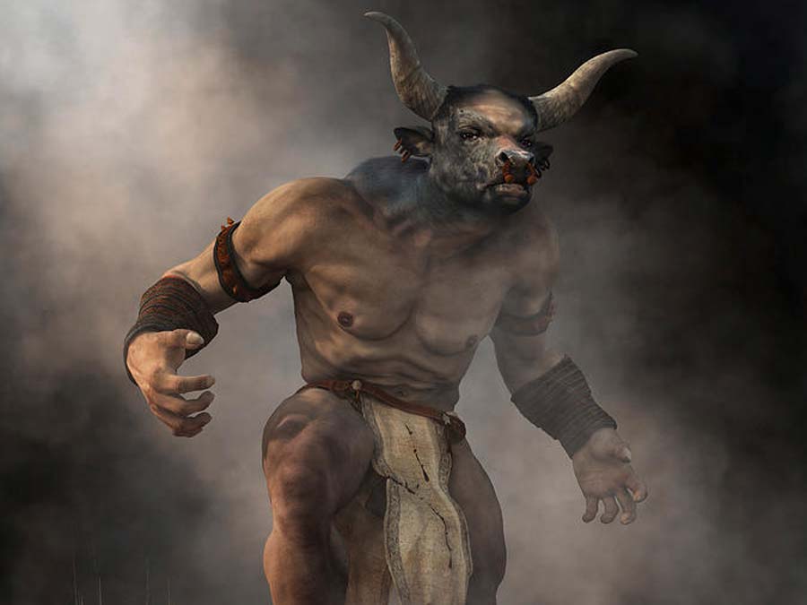 greek minotaur percy jackson