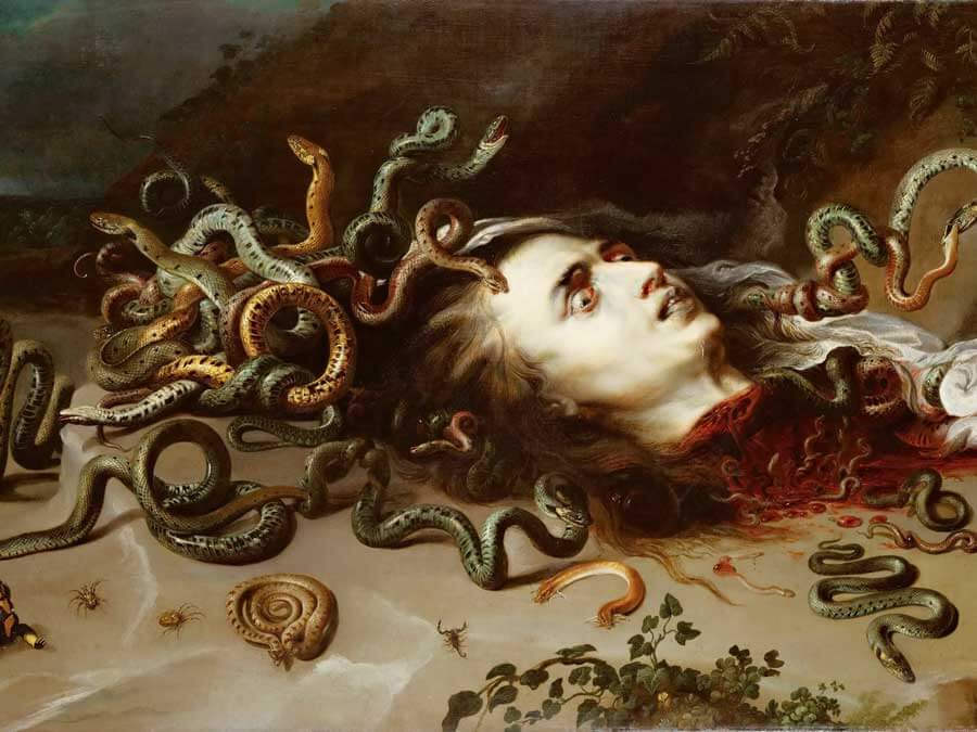 The beheaded Gorgon Medusa