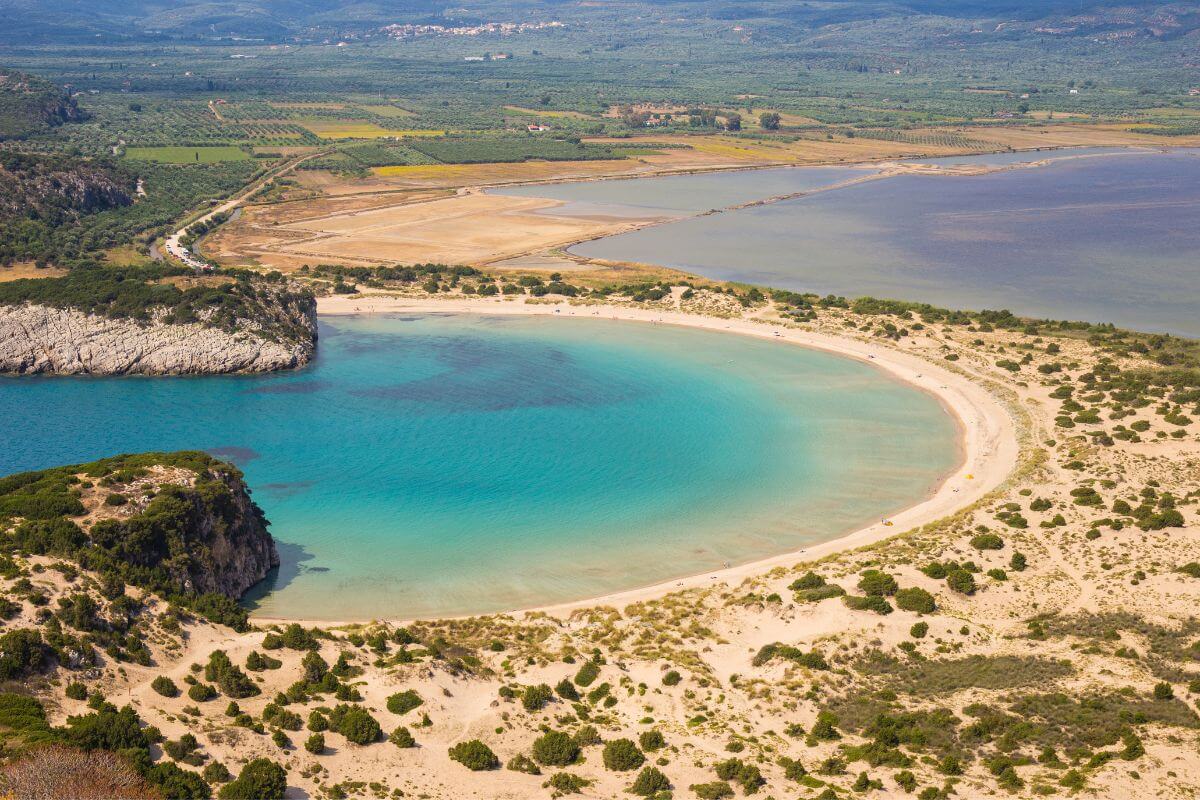 Voidokilia Beach filming location in The Odyssey by Nolan