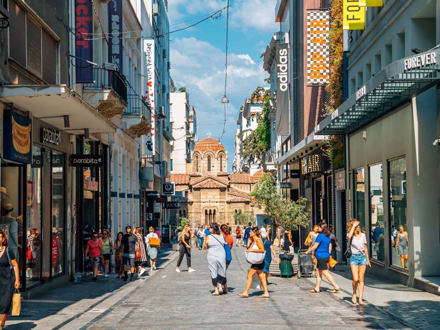 One day in Athens - Shopping in Ermou