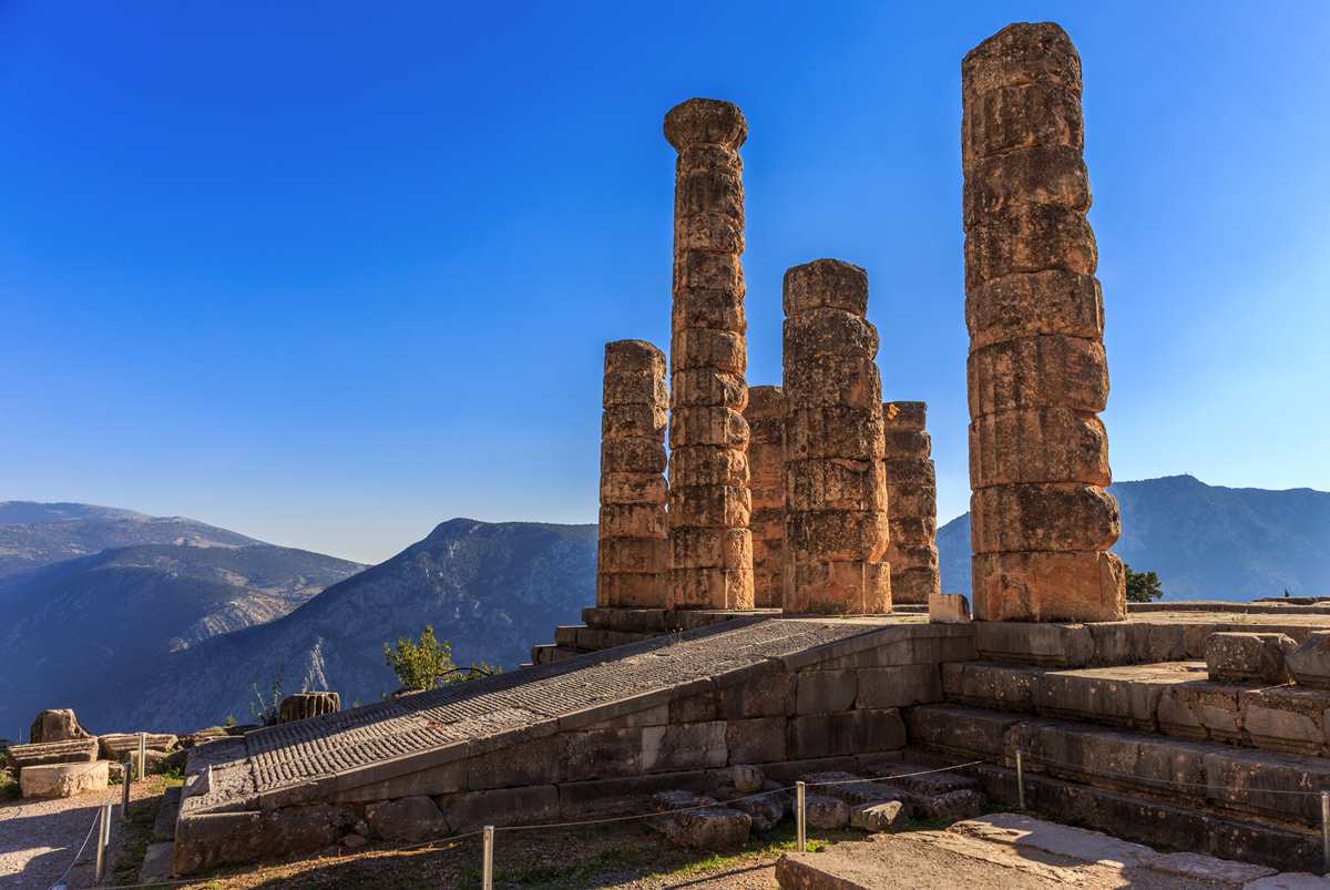 Percy Jackson tour in Delphi Greece