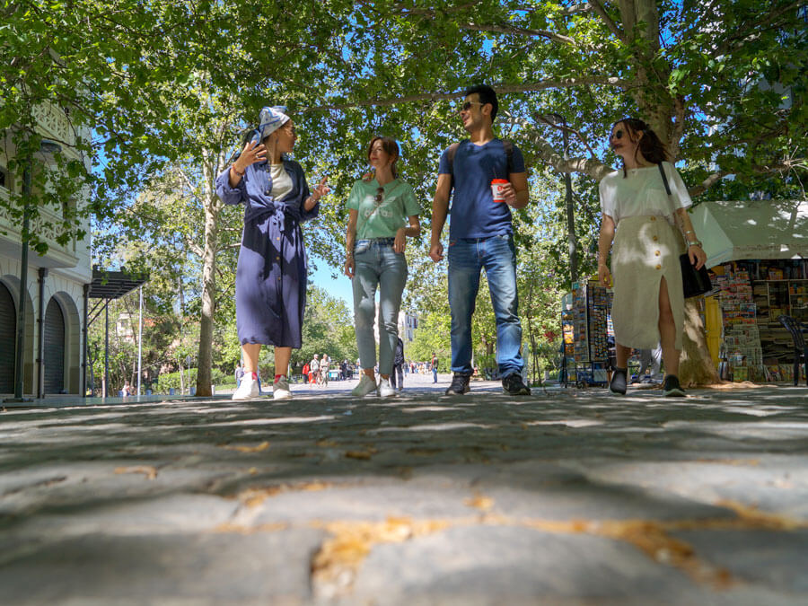 Walking tour in Athens