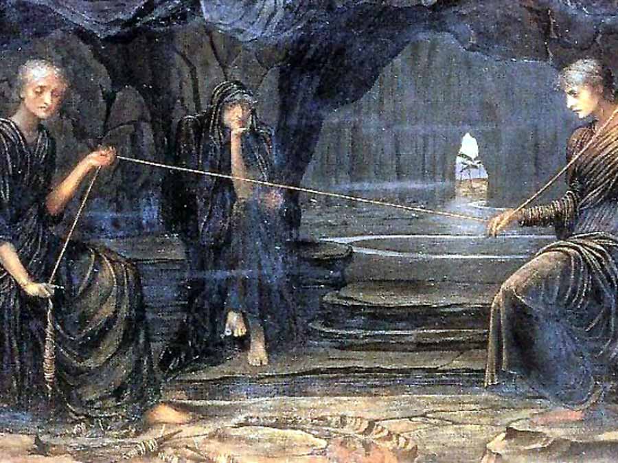 John Melhuish Strudwick'in 'Altın İplik' adlı eseri