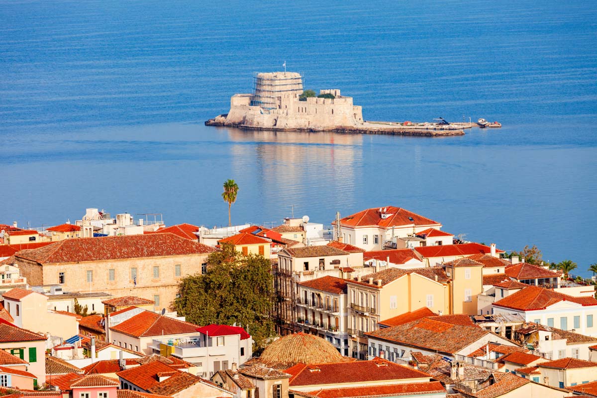 Nafplio town in Greece in summer