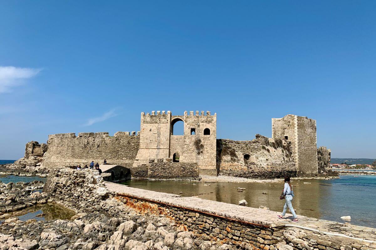 The Fortress of Methoni fliming location by Nolan
