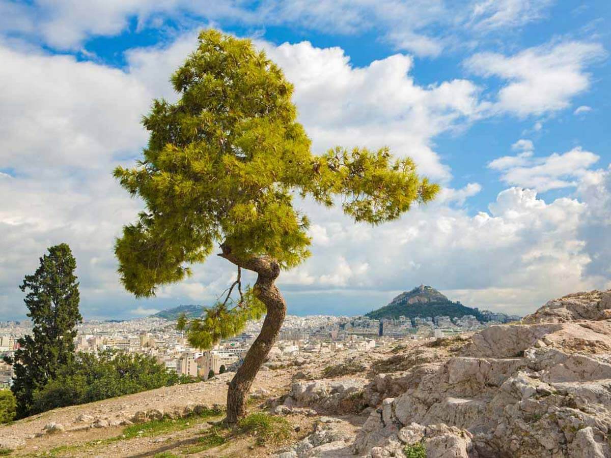 The Areopagus Hill where Saint Paul delivered his sermon